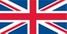 Storbritanniens flagga, vit, röd och blå